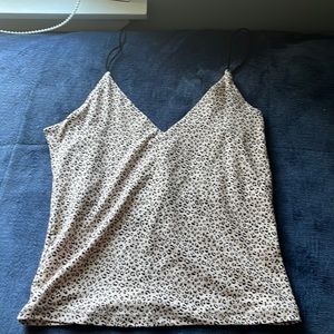 cheetah tank top never worn